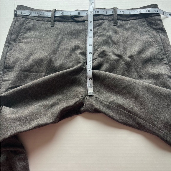 Gap Men’s Tailored Slim Fit Tweed Taupe Wool Blend Dress Pants Trousers 33 x 30 - Picture 9 of 16